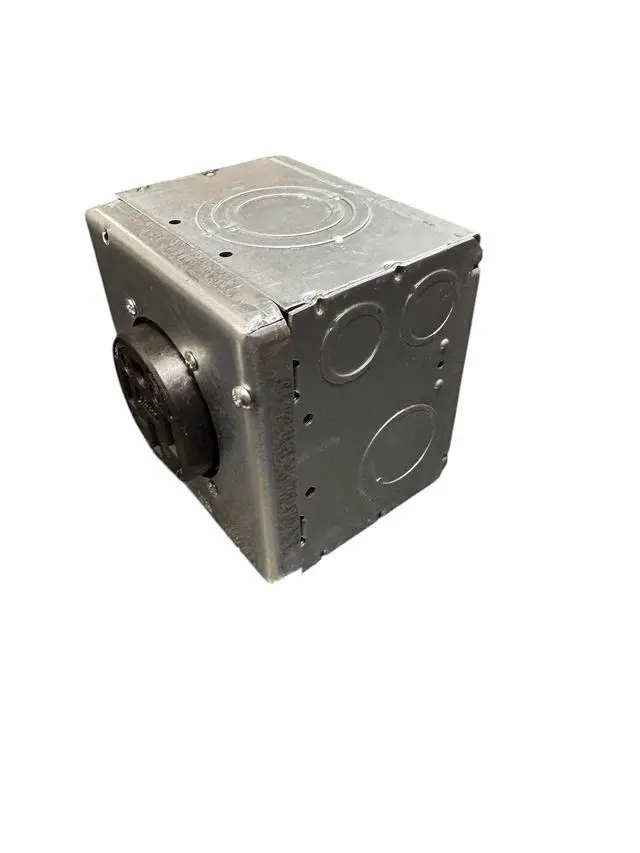Alt view image 2 of 4 - Hubbell 9450a HBL9450A rececptacle with Indoor Gang Box kit