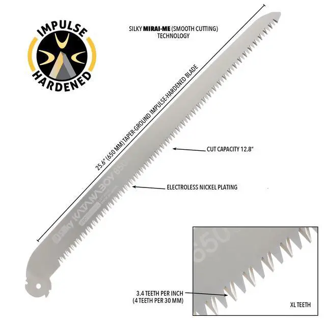 Alt view image 2 of 6 - Replacement Blade Only KATANABOY 650mm XL Teeth (711-65)