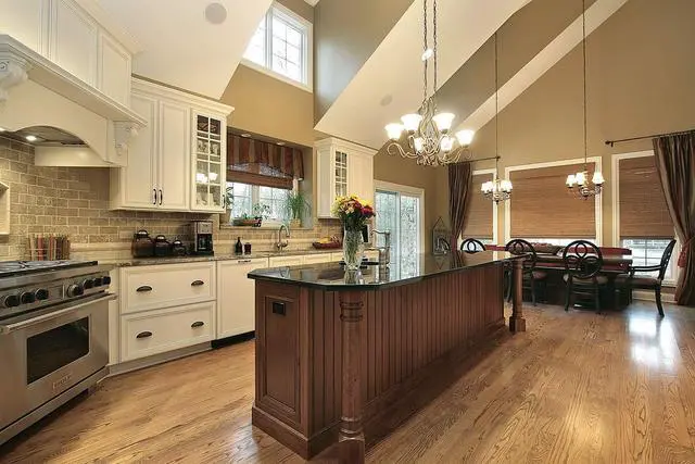 Alt view image 5 of 6 - 35-1/4 in. High x 5 in. Wide x 5 in. Depth Unfinished Solid Hardwood Mission Kitchen Island Leg