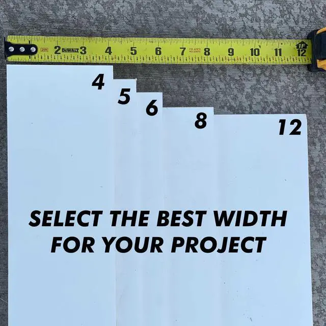 Alt view image 2 of 4 - Plastic Flex Forms for Concrete Flatwork & Curbs - panel size 4" x 96", 4 panels