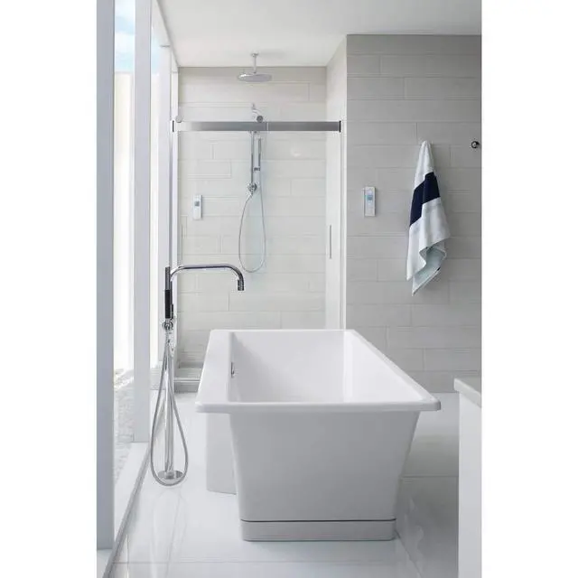 Alt view image 4 of 6 - Single Handle Single hole or Centerset Bathroom Faucet with Metal Drain Assembly