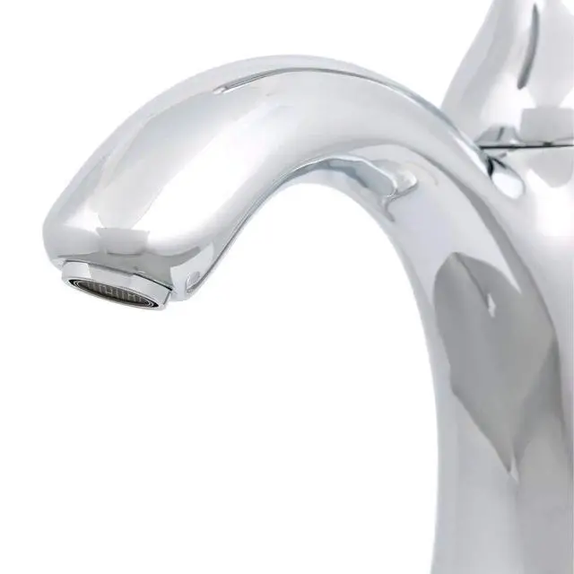 Alt view image 6 of 6 - Single Handle Single hole or Centerset Bathroom Faucet with Metal Drain Assembly