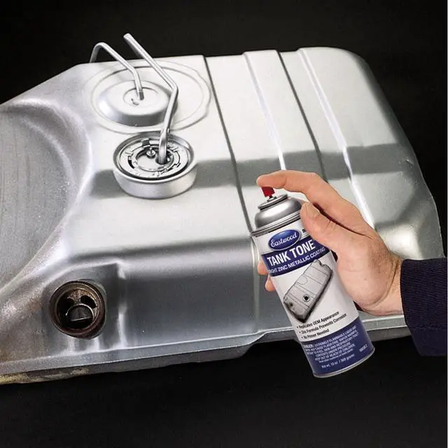 Alt view image 2 of 2 - Anti Rust Tank Tone Metallic Coating Acrylic Lacquer Spray Paint Aerosol 13 Oz | 12 Pack
