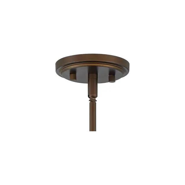 Alt view image 6 of 6 - Cecil Bronze Mini Pendant Lighting Fixture 11" Wide Farmhouse Rustic Clear Glass Shade for Dining Room Living House Home Foyer Kitchen Island Entryway Bedroom High Ceilings