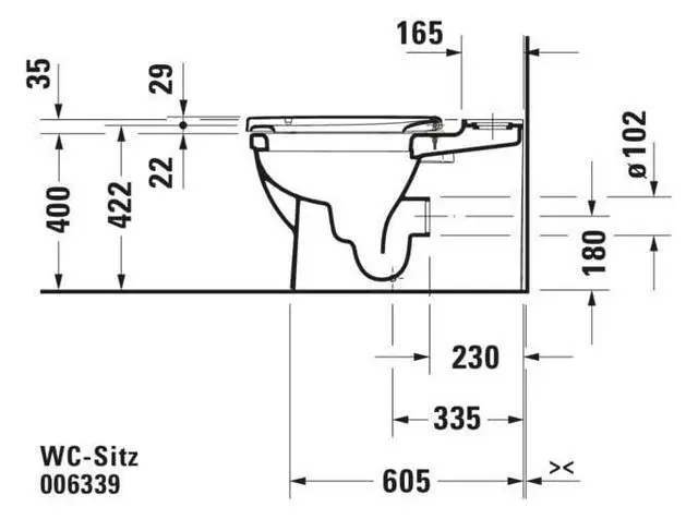 Alt view image 5 of 6 - Universal Elongated Toilet Seat with Soft Close Lid, Stainless Steel Hinges