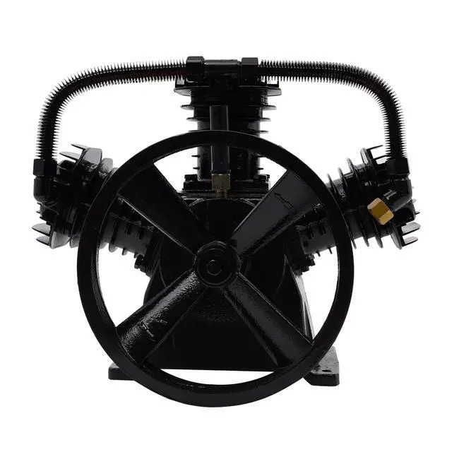 Alt view image 6 of 6 - Air Compressor Pump Head 115PSI 4HP 3 Cylinder Air Compressor Pump Head 1000rmp 3KW 3 Stage Universal Low Energy Consumption Air Compressor Head Replacement Faster Inflation & Low Noise