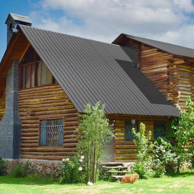 Alt view image 2 of 6 - Domi Metal Roofing Panels 20 PCS, Galvanized Steel Corrugated Roof Panels Waterproof Heavy Duty Metal Siding Panels with Screws for Pergola Gazebo Garage Sheds Mobile Home (Grey)