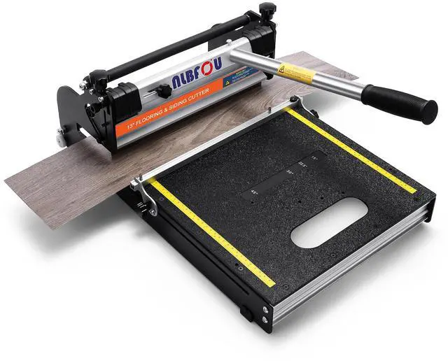 Main image of 13" Pro Vinyl Floor Cutter for LVP, LVT, SPC, PVC,VCT, WPC and Rigid Core Vinyl Plank Flooring,Honing Stone Included