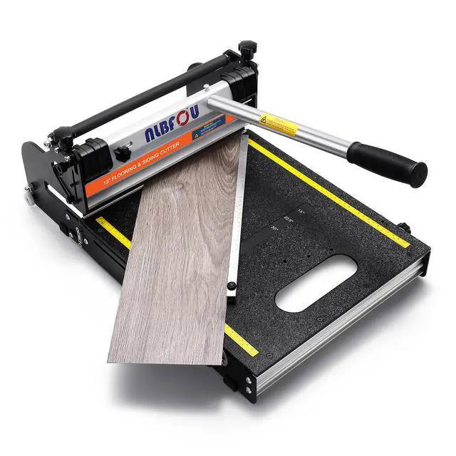 Alt view image 2 of 6 - 13" Pro Vinyl Floor Cutter for LVP, LVT, SPC, PVC,VCT, WPC and Rigid Core Vinyl Plank Flooring,Honing Stone Included