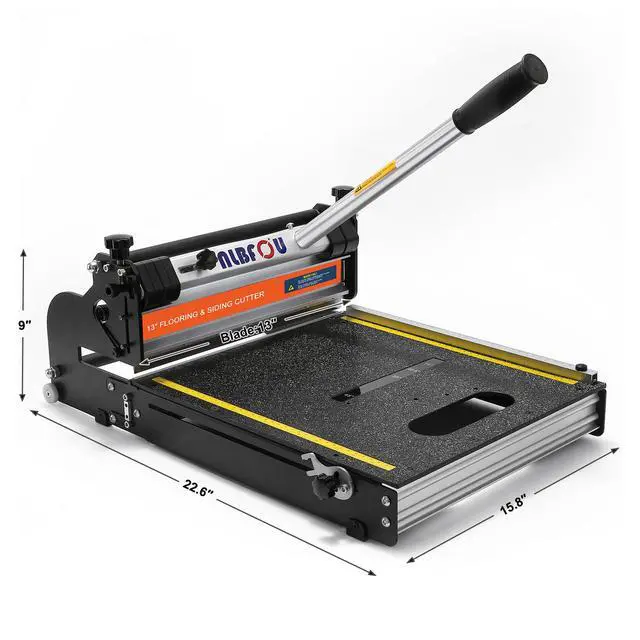 Alt view image 3 of 6 - 13" Pro Vinyl Floor Cutter for LVP, LVT, SPC, PVC,VCT, WPC and Rigid Core Vinyl Plank Flooring,Honing Stone Included