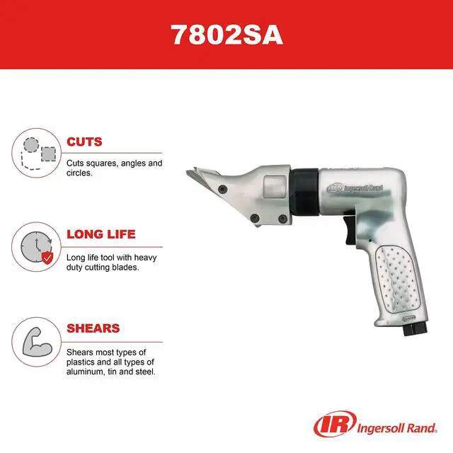 Alt view image 2 of 2 - Shear Air To 20Ga Steel 4200Spm 9.4In (7802SA)
