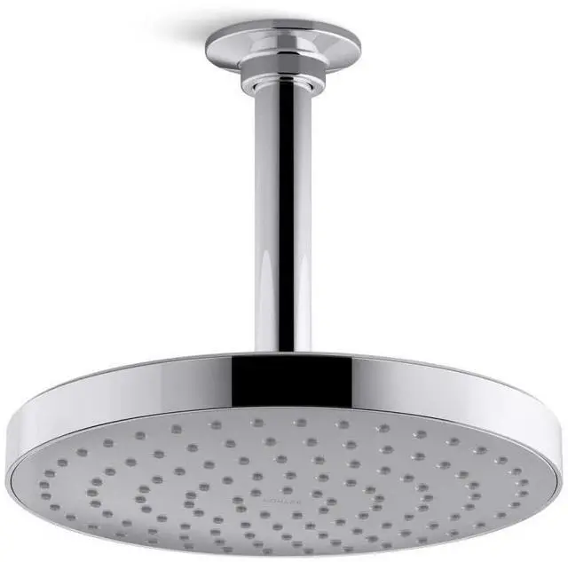 Main image of 76464-Y-CP Awaken 8 Inch Single-Function Rain SHOWERHEAD, 8" Fixed Round Rainfall SHOWERHEAD, 2.5 GPM, Polished Chrome