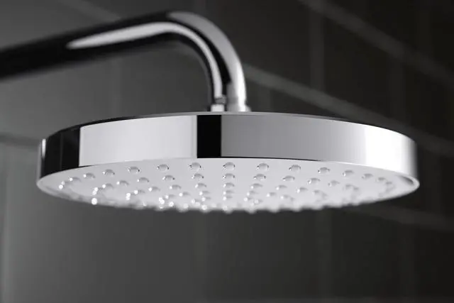 Alt view image 4 of 4 - 76464-Y-CP Awaken 8 Inch Single-Function Rain SHOWERHEAD, 8" Fixed Round Rainfall SHOWERHEAD, 2.5 GPM, Polished Chrome