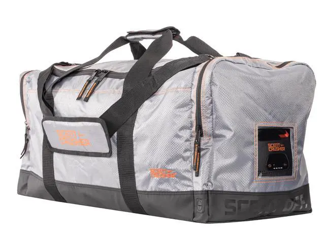 Alt view image 2 of 6 - Gear Duffle Bag, Eliminates Odors carbon/silver lined scent control