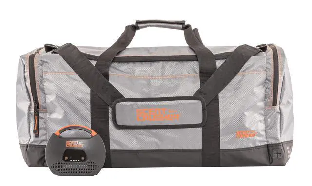 Alt view image 6 of 6 - Gear Duffle Bag, Eliminates Odors carbon/silver lined scent control