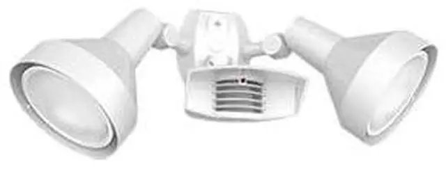 Main image of STL110HW Motion Sensor Flood Light Kit with PAR38 Lamps, 110 Degree Outdoor Security Lighting White