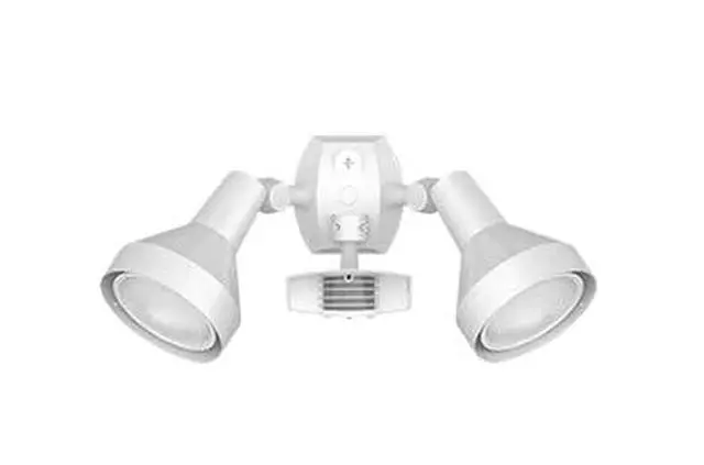 Alt view image 2 of 3 - STL110HW Motion Sensor Flood Light Kit with PAR38 Lamps, 110 Degree Outdoor Security Lighting White