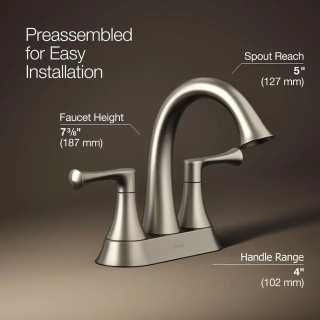 Alt view image 4 of 6 - Buckley® CENTERSET LAV Faucet, 12 GPM
