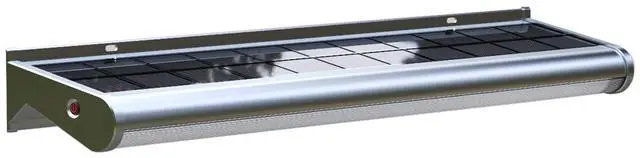 Main image of Solar Powered LED Wall Light 10W Outdoor Weatherproof Wireless Billboard & Sign Security Light, Dusk-to-Dawn All-Night Illumination for Patio, Building, Back Door & Bus Stop