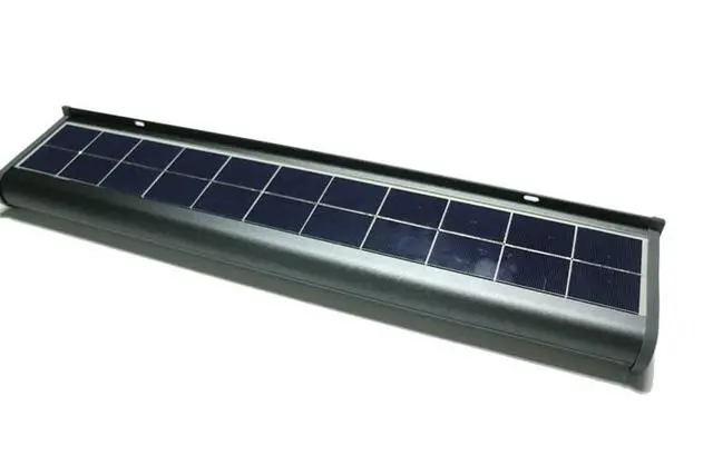 Alt view image 4 of 6 - Solar Powered LED Wall Light 10W Outdoor Weatherproof Wireless Billboard & Sign Security Light, Dusk-to-Dawn All-Night Illumination for Patio, Building, Back Door & Bus Stop