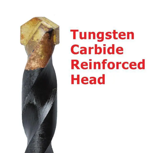 Alt view image 3 of 4 - 10308 1/2 x 4-Inch Premium Carbide Masonry Drill Bit, 3/8-Inch Reduced Shank, 25-Pack