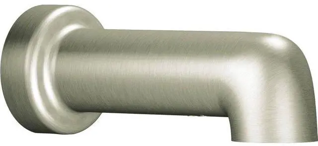 Main image of Gibson Brushed Nickel Nondiverter 6.5 Inch Modern Tub Spout, 3892BN