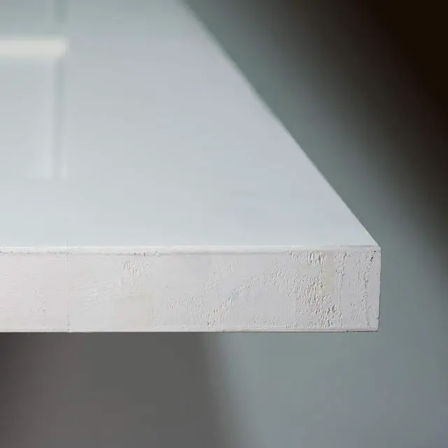 Alt view image 3 of 4 - Louver Louver Primed White Solid Core Door Slab (18x80)