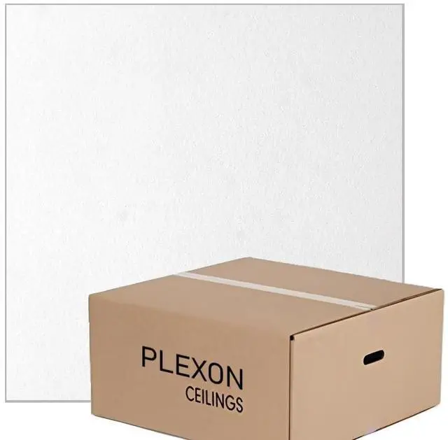 Main image of 32 Pack of 12" x 12" Ceiling Tiles, Smooth Finish, White - Compatible with Armstrong Ceiling Tiles 12x12
