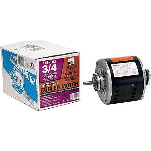 Alt view image 4 of 4 - 2206 3/4 hp 115V 2SPD Motor