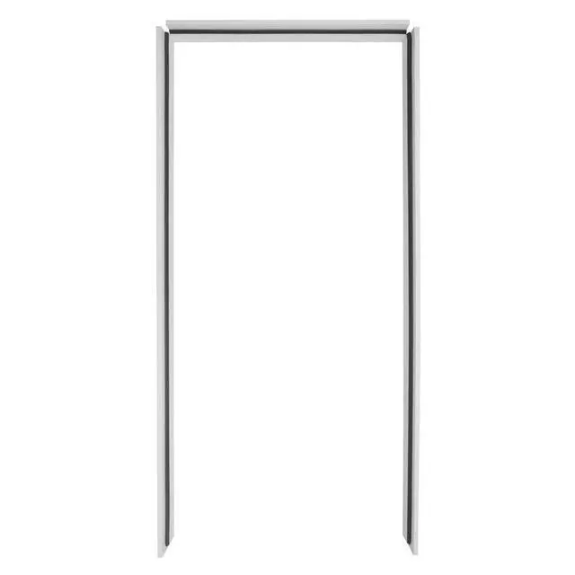 Alt view image 3 of 6 - DIY Exterior White Door Jamb Frame Kit, Pine Wood, Primed, Bundled, Finger Jointed, 1.25" x 4.5" x 82.5"