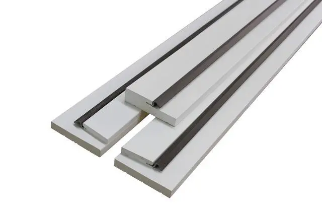 Alt view image 5 of 6 - DIY Exterior White Door Jamb Frame Kit, Pine Wood, Primed, Bundled, Finger Jointed, 1.25" x 4.5" x 82.5"
