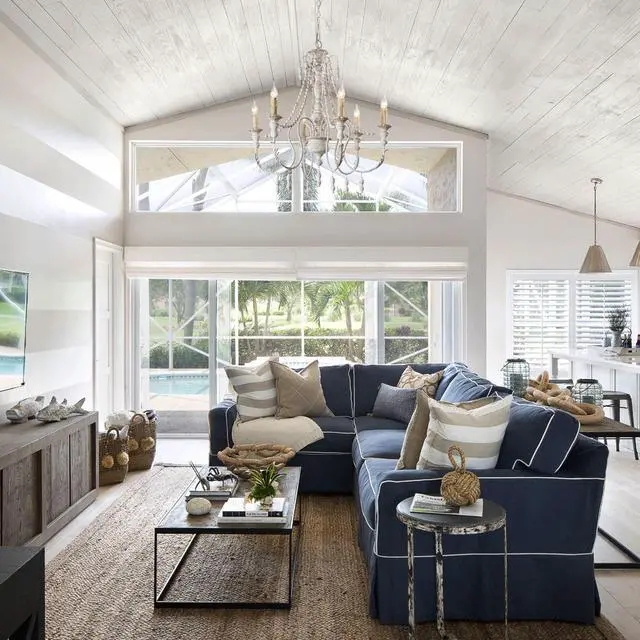 Alt view image 5 of 6 - Rustic Chandelier - Farmhouse Antique White Hanging Ceiling Light Fixture French Country 6 Light Rustic for Dining Room & Kitchen Island Hallway Entryway