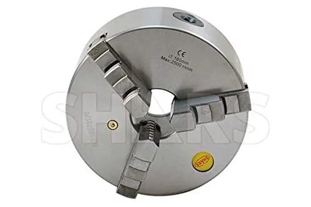 Alt view image 2 of 6 - 6" 3 Jaw Self Centering Scroll Lathe Chuck 202-5411 L[