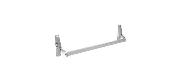 Alt view image 2 of 2 - DL1190LHRA Satin Aluminum Cross Bar Panic Exit Device - Left Hand Reverse Bevel Rim