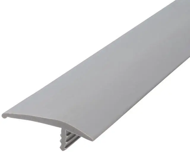 Main image of Plastics Flexible Polyethylene 1-1/4 Inch Off-Set Barb T-Molding in Dove Grey (250')