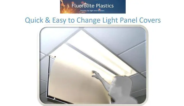 Alt view image 4 of 6 - Fluorolite Plastics Clear Acrylic Prismatic Fluorescent and LED lighting Panels 4 Pack 23.75"x47.75" | 0.100" Thick Fluorescent Light Covers for Ceiling Lights, Classroom light covers for Drop Ceiling