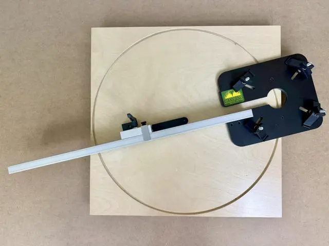 Alt view image 4 of 5 - 3260 Circle Cutting Jig, 4" to 62" Diameter | Solid construction, Anodized Aluminum extrusion, pivot pin included, made in usa