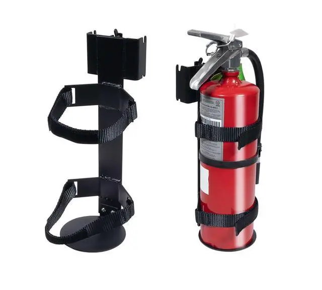 Alt view image 2 of 6 - (4 Pack) Fire Extinguisher Mounting Bracket for E-Trucks - 22 lbs WLL - E-Track Mount Bracket for Fire Extinguisher for All Commercial Vehicle w/ E-Track Rails & System, Garage
