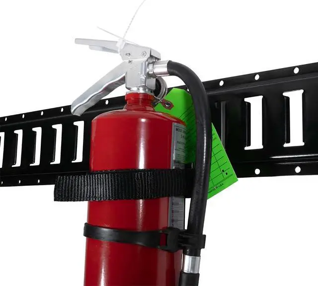 Alt view image 3 of 6 - (4 Pack) Fire Extinguisher Mounting Bracket for E-Trucks - 22 lbs WLL - E-Track Mount Bracket for Fire Extinguisher for All Commercial Vehicle w/ E-Track Rails & System, Garage