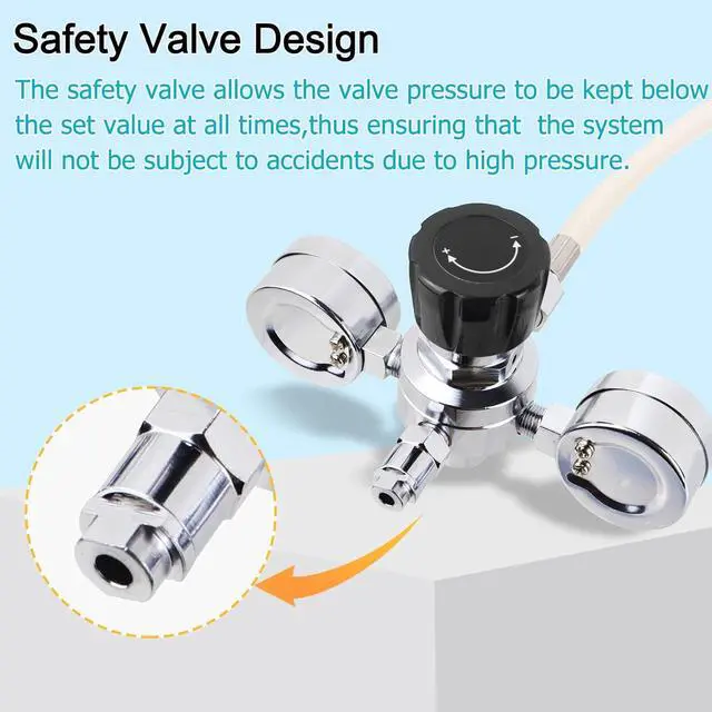 Alt view image 2 of 2 - Letswhip Pressure Regulator Valve 3.3L with Hose Line and Adapter