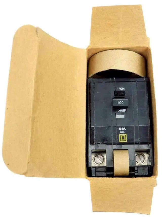 Alt view image 3 of 5 - QOB3100 Circuit Breaker (QOB) Standard, 100A, 3-Pole, 240 Vac, 3-Phase, Bolt-On