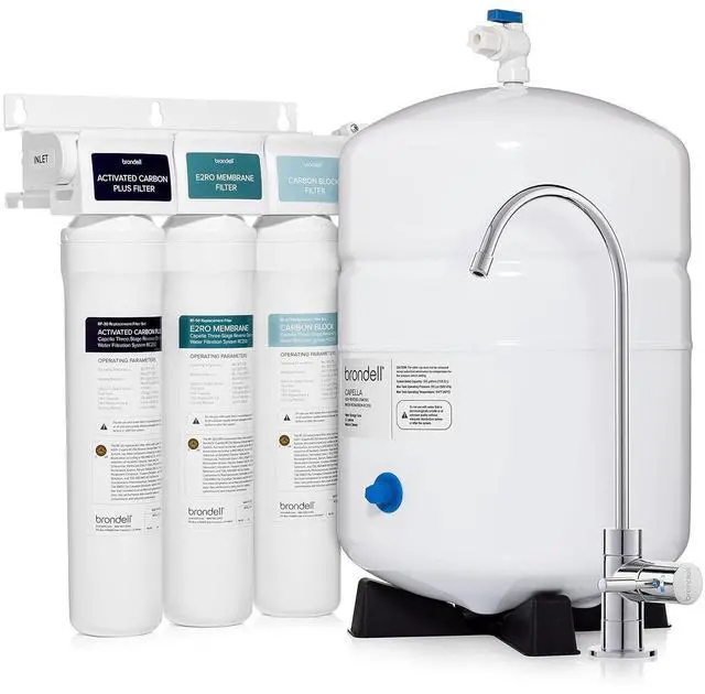 Main image of Reverse Osmosis Water Filtration System, Under Sink, WQA Certified, Designer Faucet with LED Reminder 3-Stage Capella (RC250)