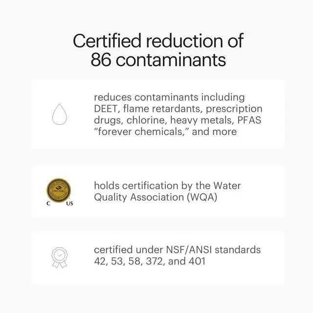 Alt view image 4 of 6 - Reverse Osmosis Water Filtration System, Under Sink, WQA Certified, Designer Faucet with LED Reminder 3-Stage Capella (RC250)