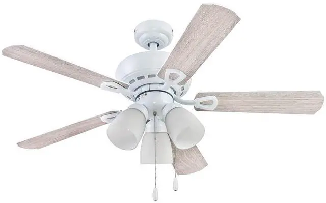 Main image of 51444 Miller Park Ceiling Fan, 44, White