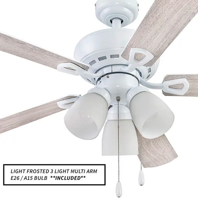 Alt view image 6 of 6 - 51444 Miller Park Ceiling Fan, 44, White