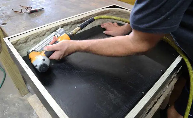 Alt view image 4 of 6 - Chiseled Edge Concrete Countertop Edge Form Liner, 10'L (120") x 4" W x 1.75"D