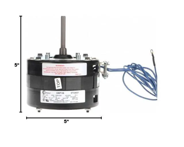 Alt view image 4 of 4 - Tecumseh Refrigeration Motor (810S050A99, 326P136) 1/15hp 1500 RPM 230 Volts AO Smith #OTC6001