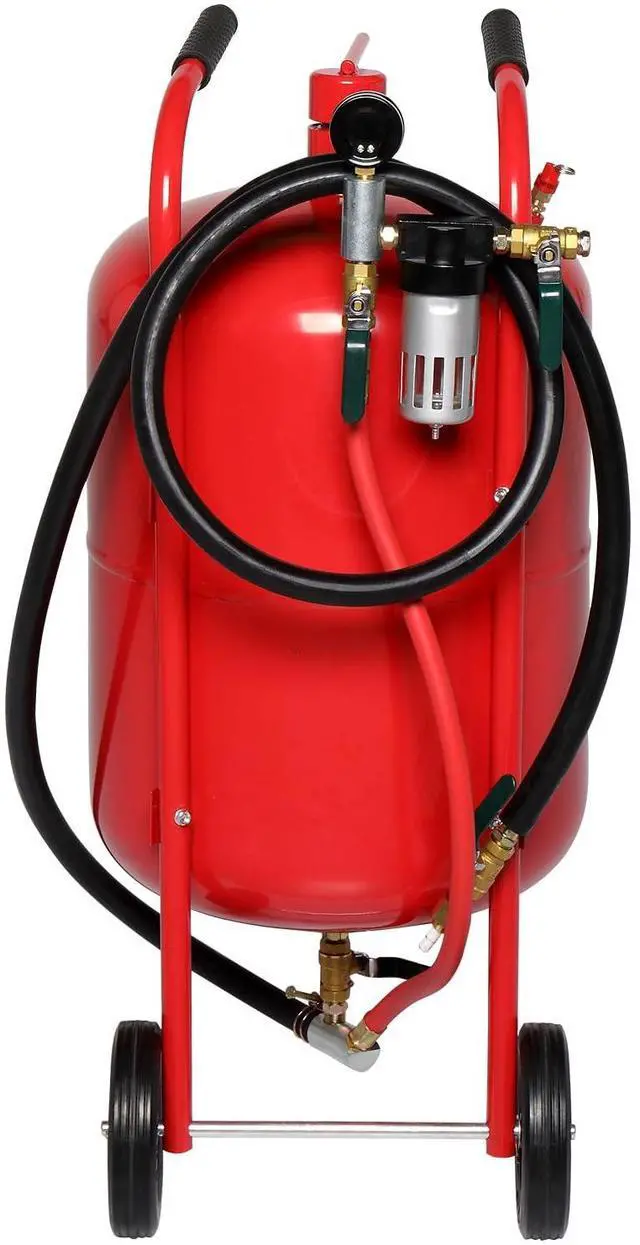Alt view image 5 of 6 - 10 Gallon Pot Sand Blasting Machine | 125 PSI High Pressure, 4 Ceramic Nozzles, Portable Abrasive Blaster, Special Surface Treatment, Stain Removal Paint