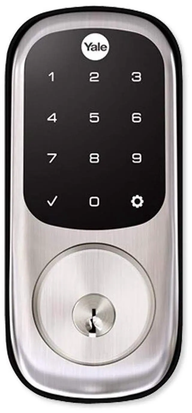 Main image of Assure Lock with Zigbee - Smart Touchscreen Keypad Deadbolt - Works with Xfinity Home, Amazon Echo Show, Amazon Echo Plus and More - Satin Nickel