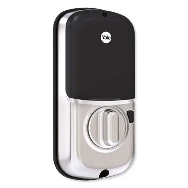 Alt view image 2 of 2 - Assure Lock with Zigbee - Smart Touchscreen Keypad Deadbolt - Works with Xfinity Home, Amazon Echo Show, Amazon Echo Plus and More - Satin Nickel